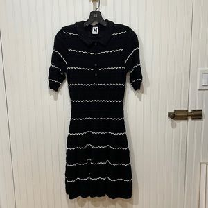 Missoni Black and White Fit and Flare Dress